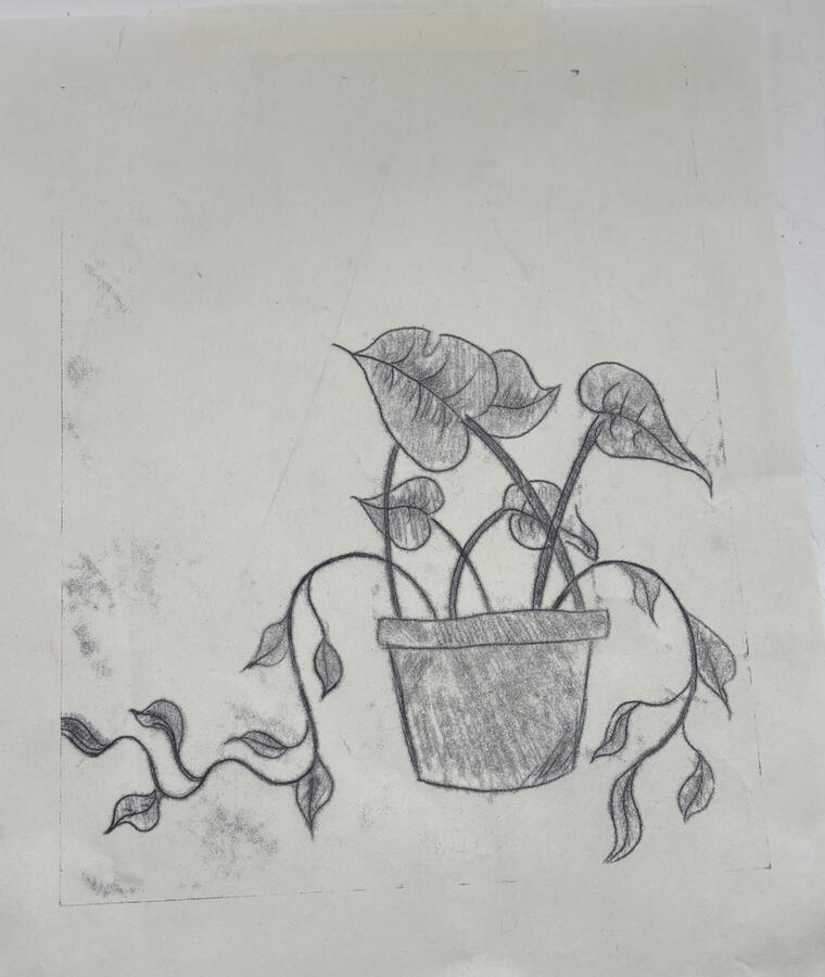 pathos, 2025, thai kozo, ink, 12x9